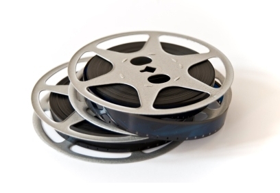 Cine film reels